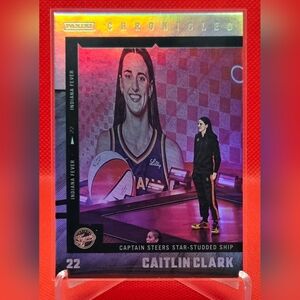 2025 Panini Caitlin Clark Chronicled : SILVER #41 Caitlin Clark